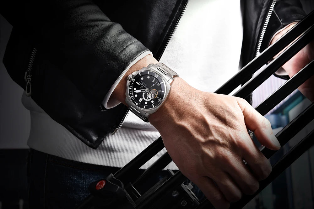 PAGANI DESIGN 2025 New Luxury Men's Watches Mechanical Automatic Watch For Men 200M Diving Wrist watch Stainless Steel+with box