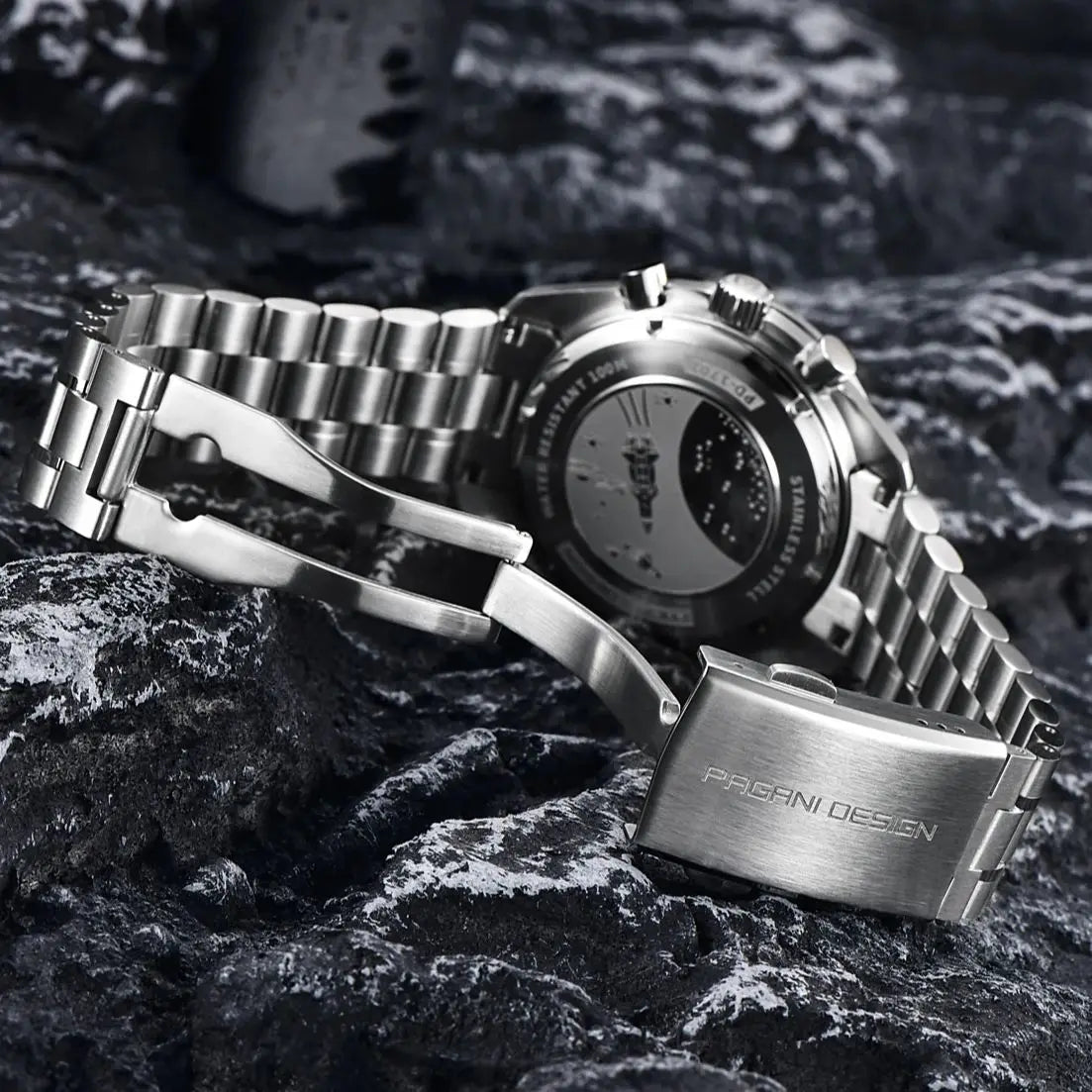 PAGANI DESIGN New Retro Watch Luxury Moon Quartz Watches For Men Stainless steel Luminous waterproof Sport Chronograph Man 2026