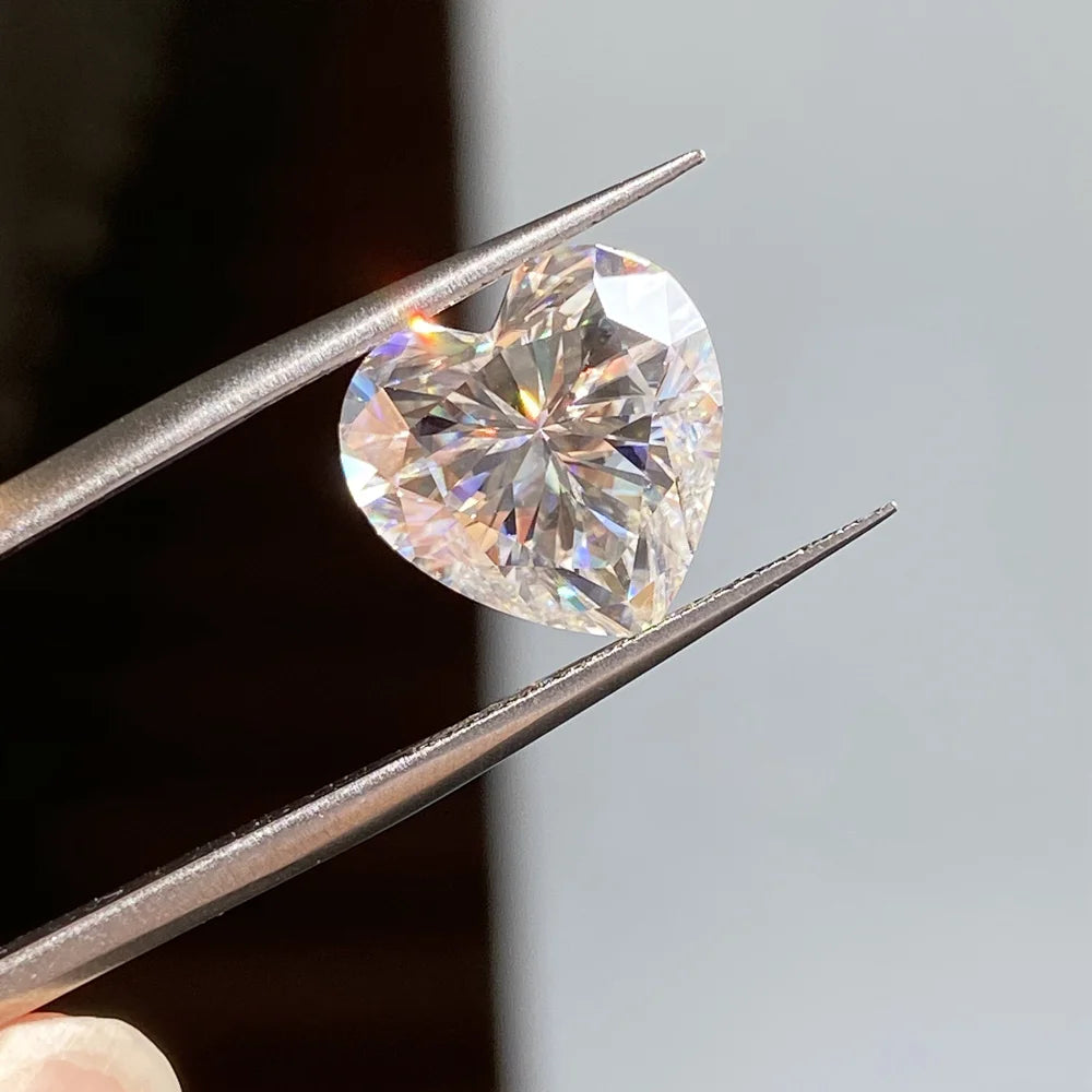 Earrings D Color Super White Moissanite Diamond Round / Oval / Pear / Radiant / Emerald / Heart / Princess / Cushion / Asscher Shape