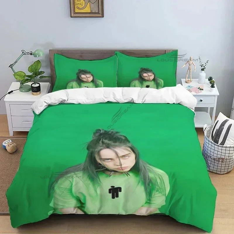 Popular Star B-E Singer Bedding Set Duvet Cover Bed Set Quilt Cover Pillowcase Comforter king Queen Size Boys Adult Bedding Set