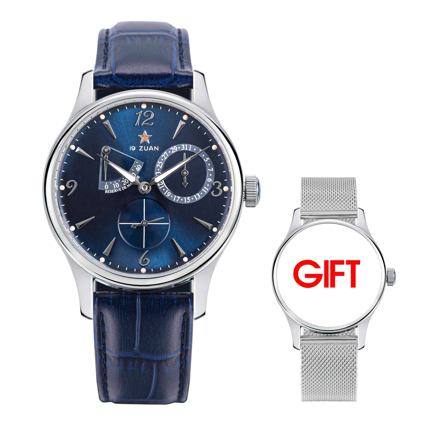 1963 40mm Pilot Watch of Men Automatic Mechanial Wristwatches Sapphire Crystal Waterpoorf Retro with Seagull ST1780 Movement New