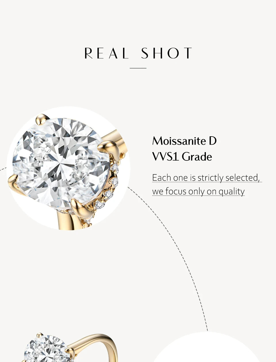 ATTAGEMS Oval Cut 9*7mm 2CT D VVS1 Moissanite Rings S925 Sterling Silver for Women Engagement Wedding Lady's Jewelry Gift Luxury