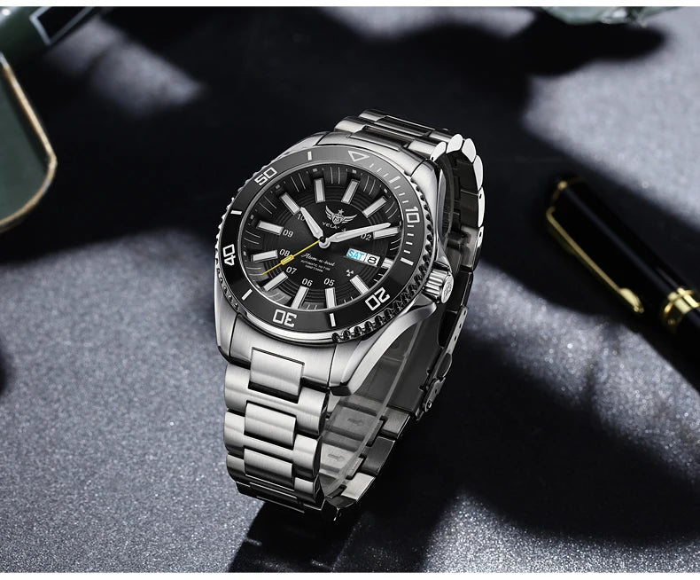 Yelang V1032 Automatic Movement Men Watch 300m 30Bar Waterproof Dive Watches for Man Luminous 44MM  V1032