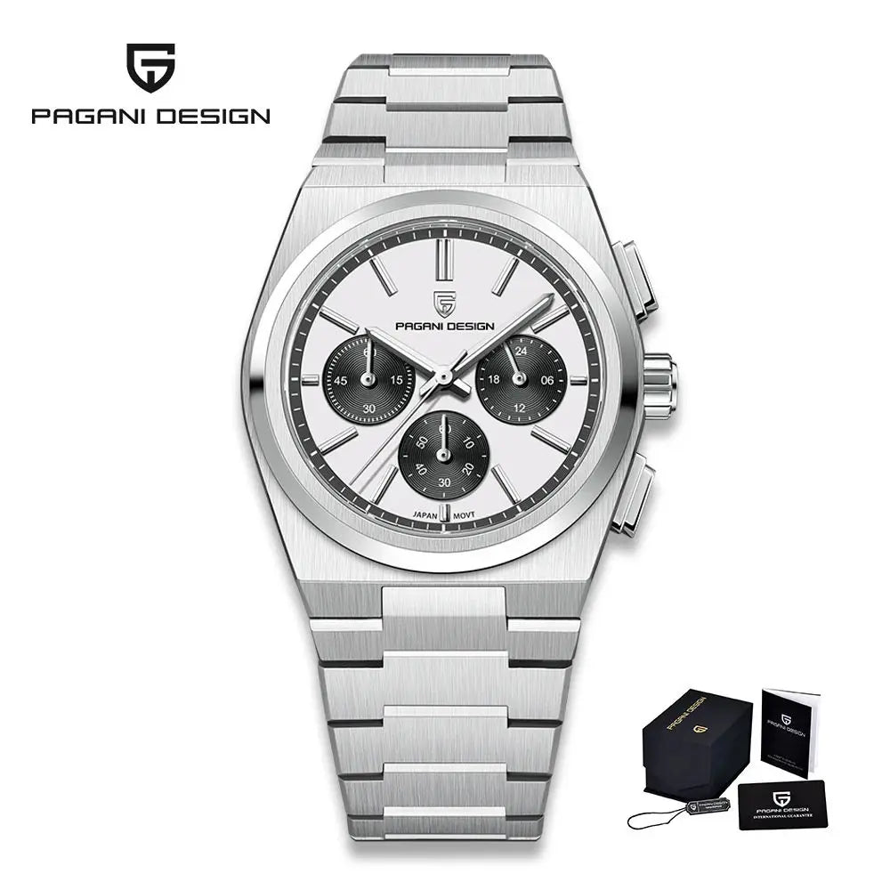 PAGANI DESIGN 2024 New Men Watches Quartz Business Watches VK63 Mens Clock Top Brand Luxury Watch Men Chronograph Watch for Men