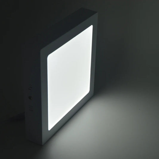 QLTEG Surface LED Square Ceiling Light 6W 12W 18W 24W 30W Round LED Panel Light Down Light with driver AC85-265V LED Indoor Lamp