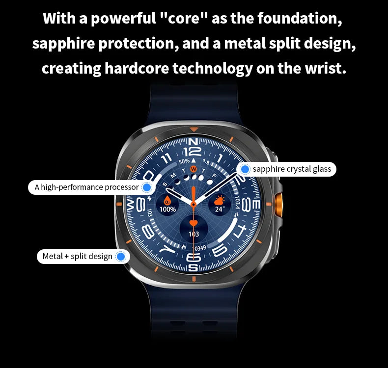 2026 New Watch8 Ultra Smart Watch Classic NFC Health Monitoring  Bluetooth Call 3ATM Waterproof HD Smartwatch For IOS Android