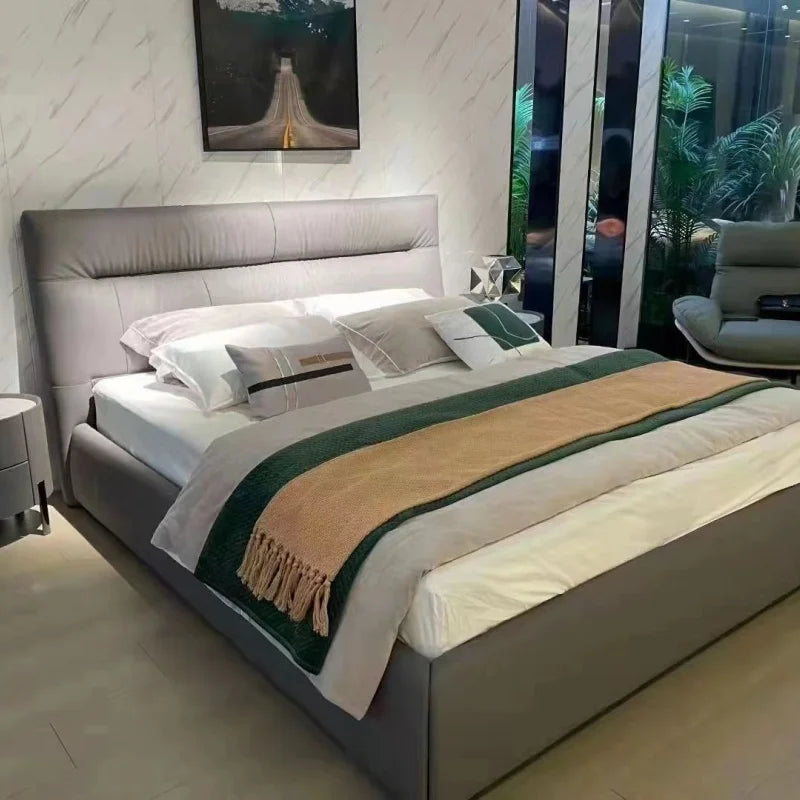 Luxury Bed King Size Wholesale Hotel Bedroom Furniture Set Luxurious Up-holstered Beds Double Fabric Modern Soft Bed