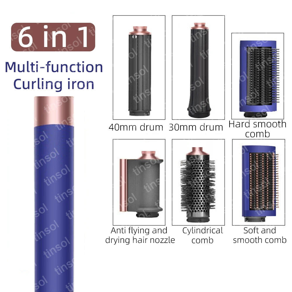 7-in-1 Multi-Function Hair Dryer Curling Iron and Straightener Set—Achieve salon-quality styling results right at home