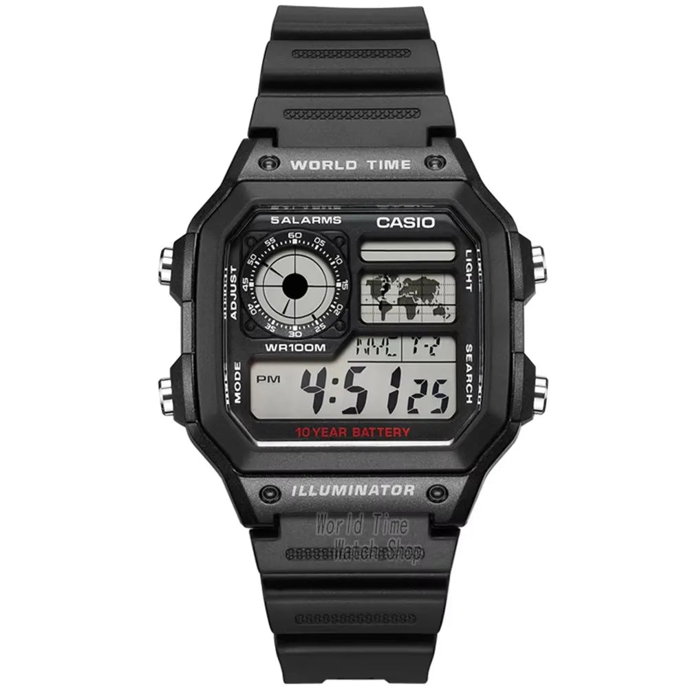 Casio watch Explosion watch men set luxury LED military digital watch sport quartz men watch relogio masculino AE-1200