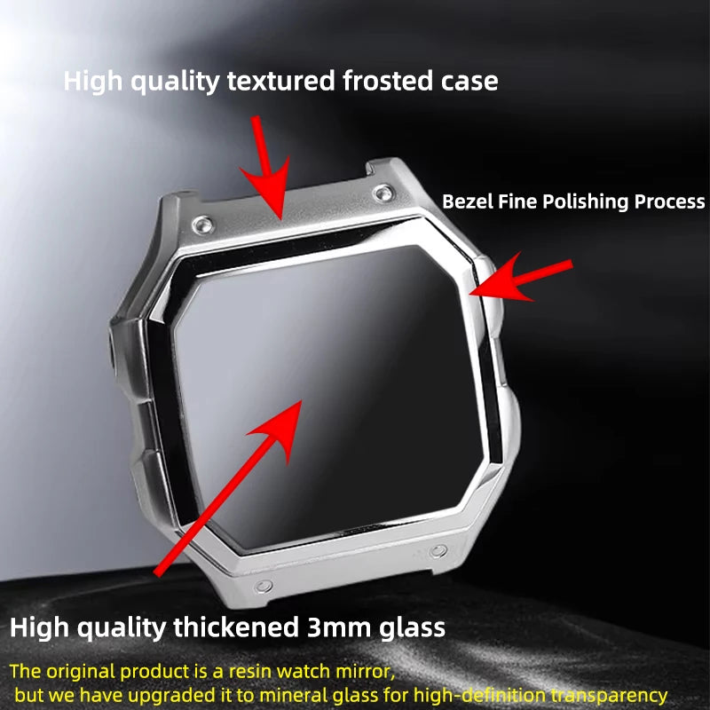 Casio AE1200 case mod kit modification all metal case 3299 AE-1200 bezel glass waterproof ring kit 304 stainless steel part