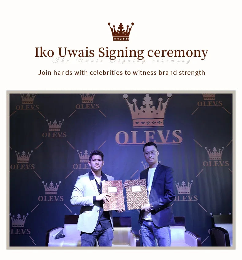 OLEVS Hollow Women's Watch Fully Automatic Mechanical Watch Luxury Diamond Inlaid Starry Sky Elegant Women's Brand Watch  7036