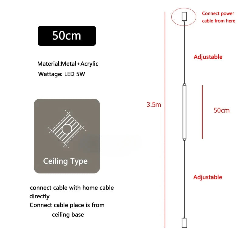 Hanging floor lamp Italy Design Black Long linear pendant light Bedroom Bedside Lamps Modern Hotel Living Room corner floor lamp