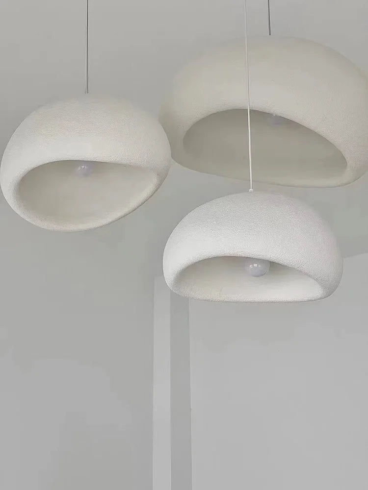 Nordic Wabi Sabi Pendant Light Modern LED Ceiling Chandelier Light for Living Room Dining Bedroom Bar Home Decor Hanghing Lamp