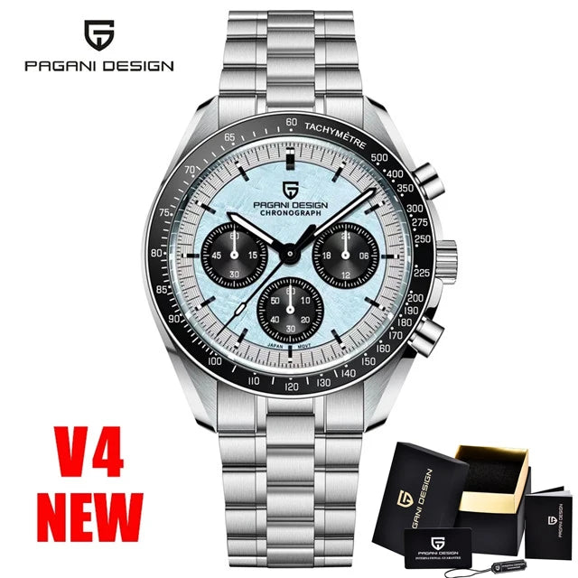 PAGANI DESIGN Men's Watches Top brand Luxury Men Quartz Wrist Watch Automatic Date Speed Great Master Chronograph Reloj Hombre