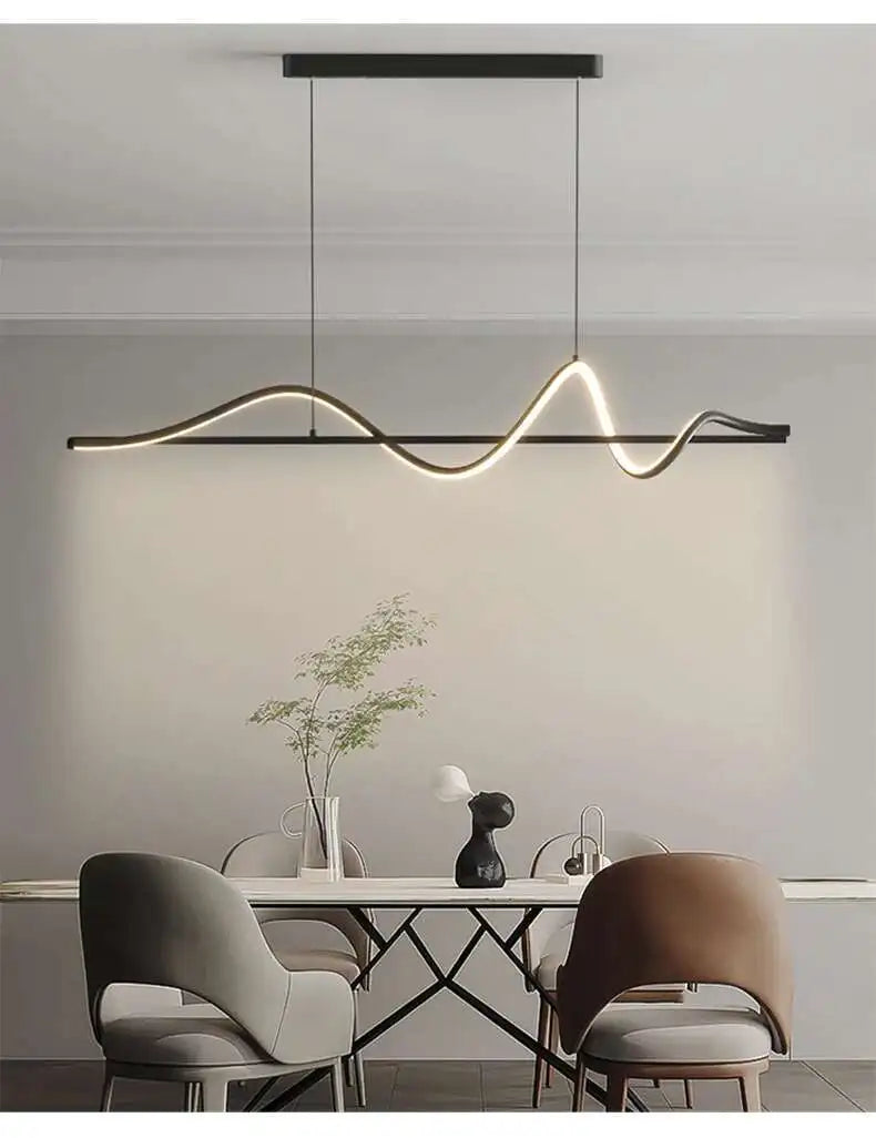 Modern Led Pendant Lights Chandelier For Dining Table Living Room Counter Bar Interior Moon Hanging Lamp Decor Chandelier Lamp