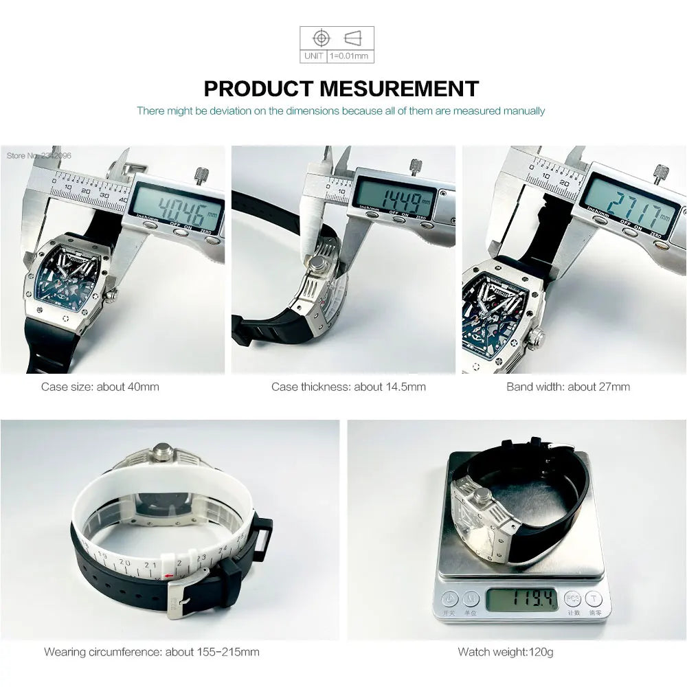 BAOGELA Black Stainless Steel Watch Men Military Sport Analog Quartz Wristwatch with Silicone Strap Luminous Hands Relogio 4147