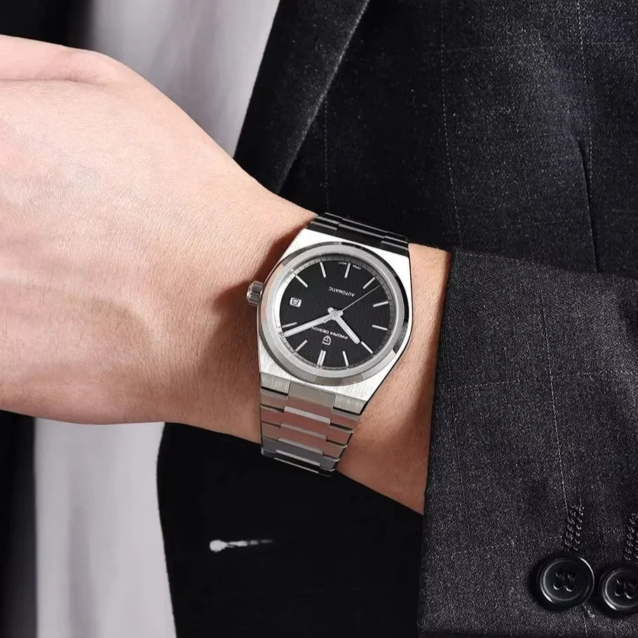 Pagani Design 2024 New 40MM Men's Automatic Mechanical Watch Nh35 Luminous C3 Sapphire Stainless Steel Waterproof 10Bar Reloj Ho