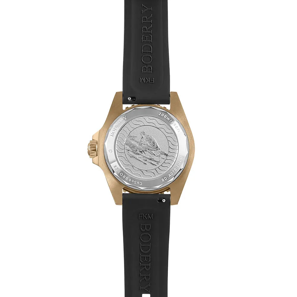 Boderry Seaturtle Titanium Diver Watch Men Luxury Bronze Watches Automatic Mechanical Wristwatch Sport 200M Waterproof Luminous