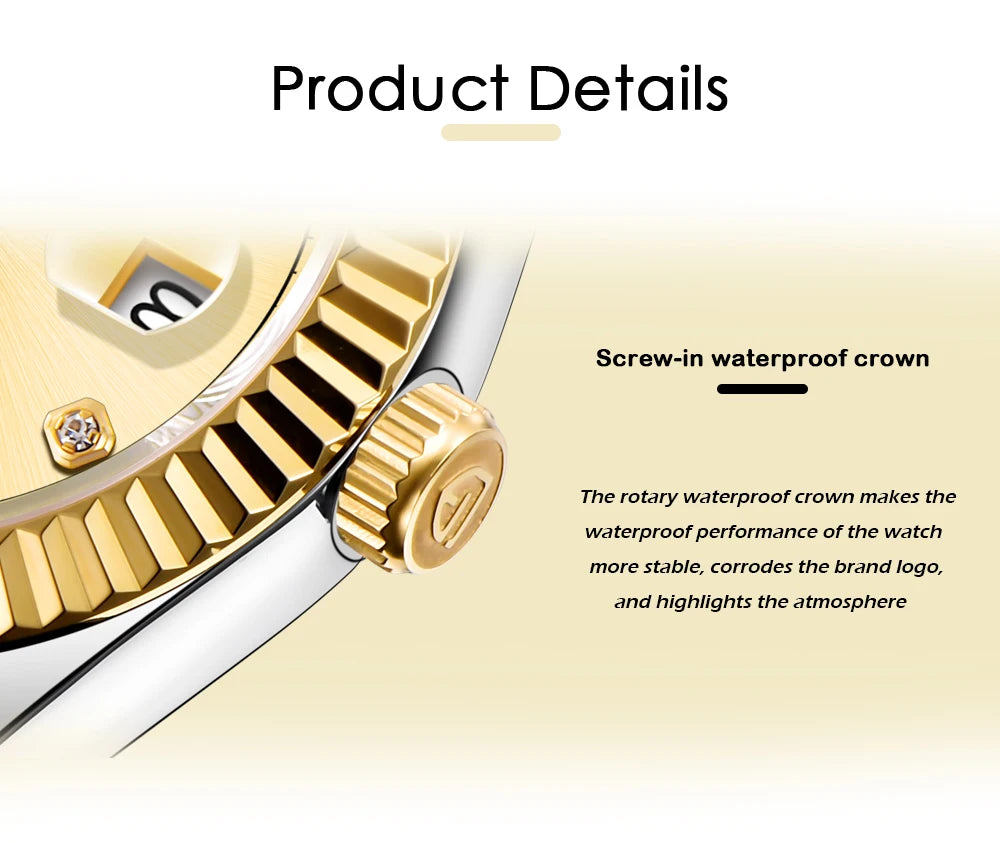 PAGANI DESIGN Top Brand New Automatic Mechanical Watch 316L Stainless Steel 100M WaterproofBusiness Style Luxury watches for man