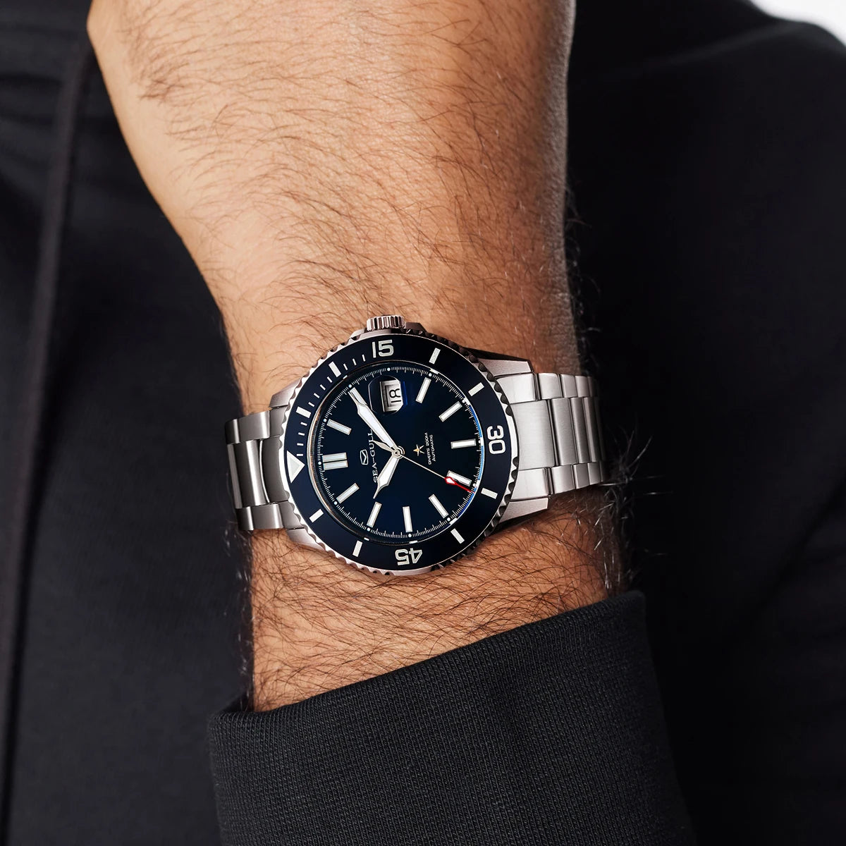 Seagull relogio masculino Men Watch 200m Diving Business Waterproof Fashion Automatic Mechanical Watch Ocean Series 816.32.1523