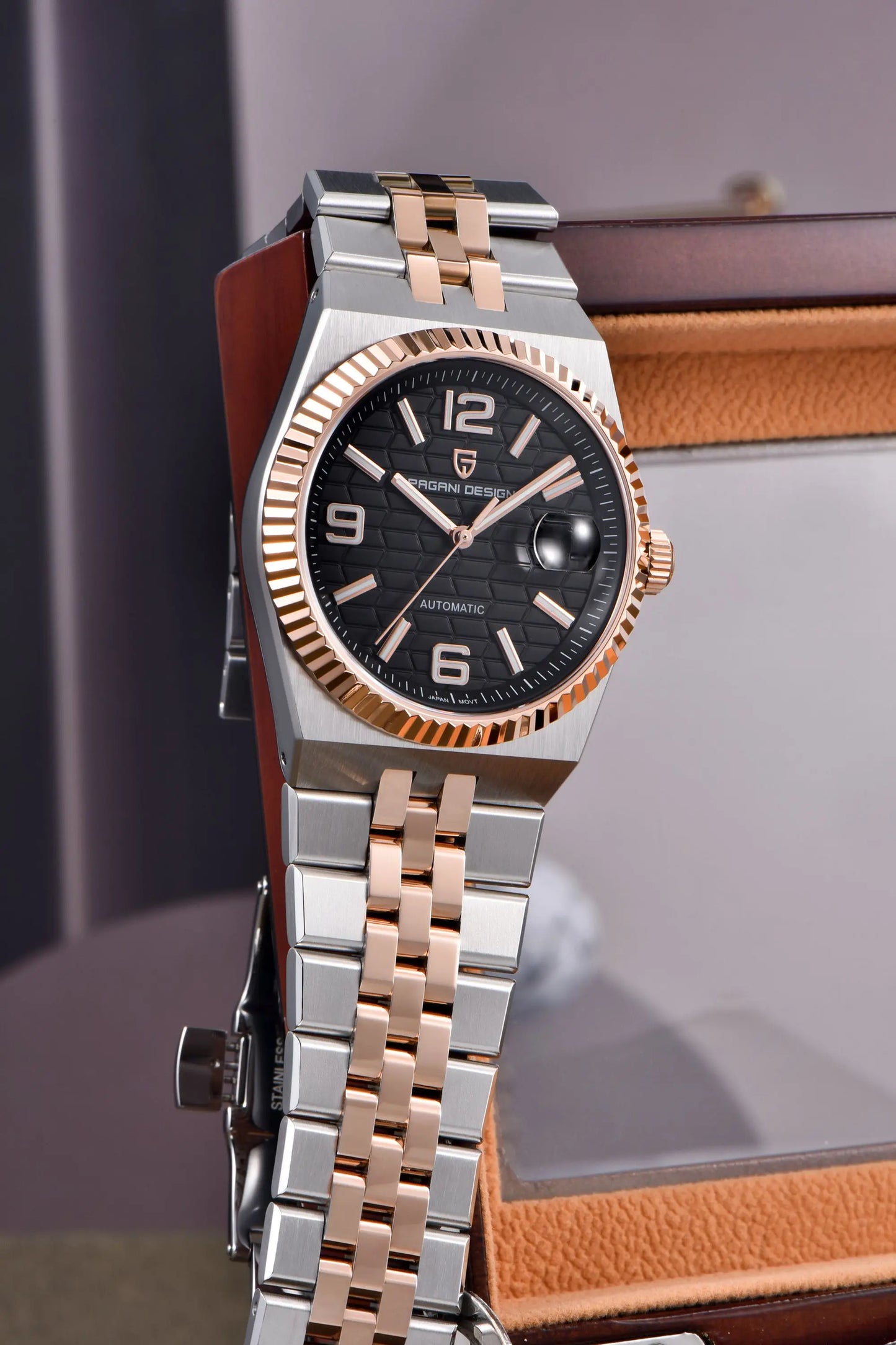 PAGANI DESIGN 2025 Men Mechanical Watches Men Luxury Automatic Watch For Man AR Sapphire Mirror Waterproof Luminous With Box