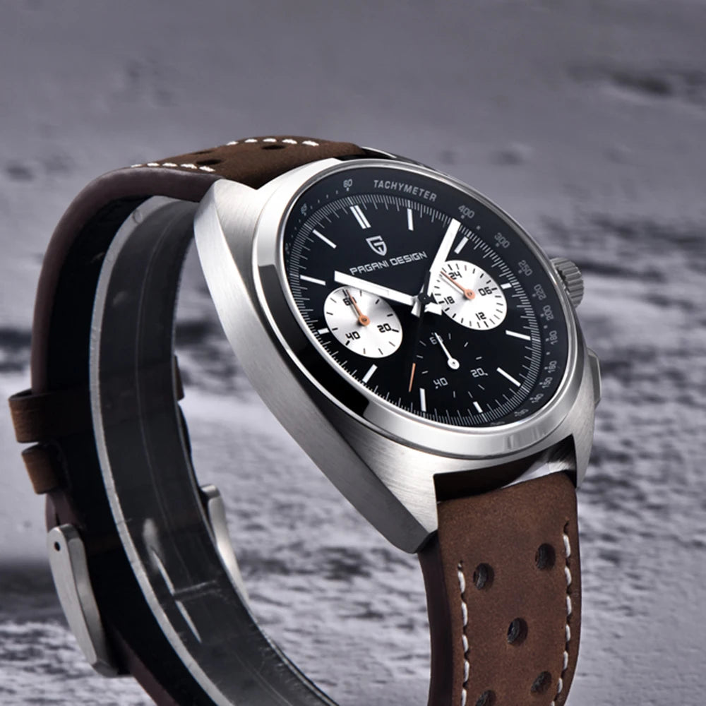 PAGANI DESIGN Men's Watch 2025 New Chronograph Luxury Quartz Watches For Man Gifts BOX Top Sapphire Mirror Sports Wristwatches