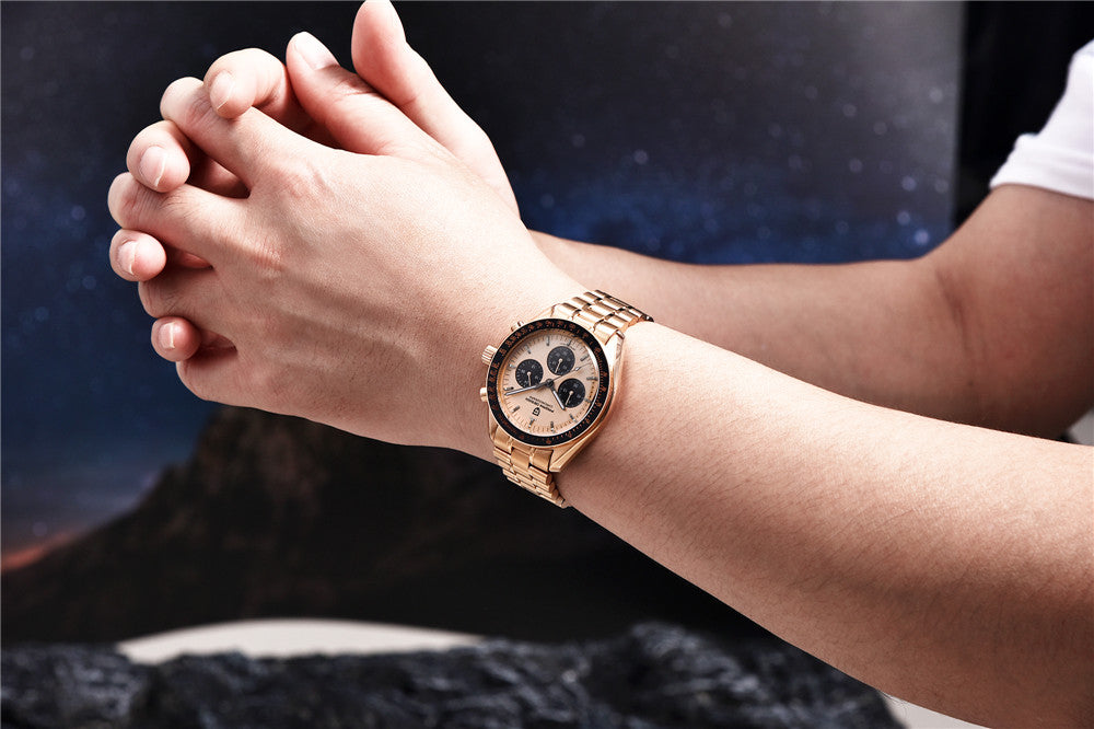 PAGANI DESIGN 2025 New Men's Watches Top Luxury Quartz Watch For Men Auto Date Speed Chronograph AR Sapphire Mirror Wrist watch