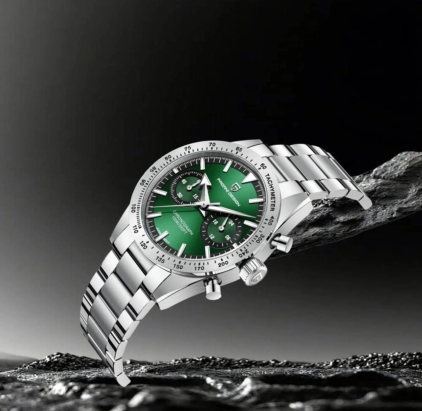 PAGANI DESIGN 2025 New Men Quartz Watch Exquisite Craftsmanship Luxury Classic Style Sapphire Glass Chronograph 100m Waterproof