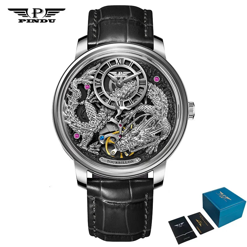 PINDU Develops And Designs New M2797B Automatic Mechanical Watch Men Watches 45.5MM Luxury High-end Quality Wristwatch Men Gift