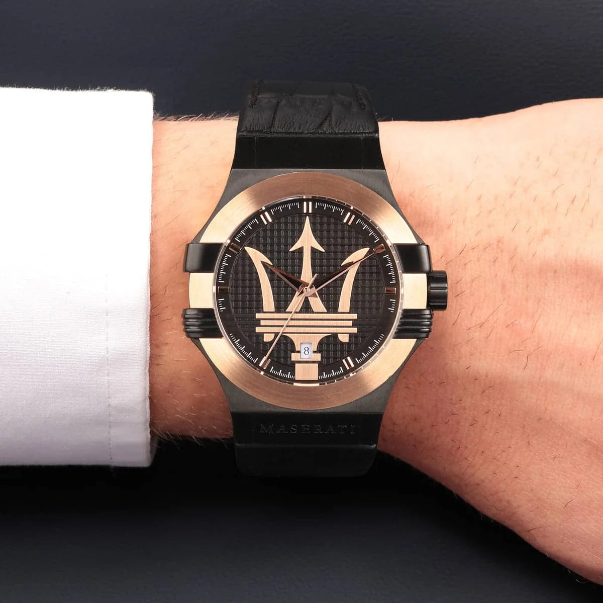 Maserati watch men's fashion multifunctional big trident Europe and the United States watch luxury Shi Ying authentic waterproof