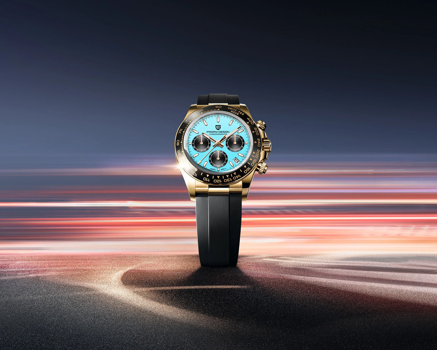 2025 New PAGANI DESIGN 40MM Men's Multifunctional Quartz Watches VK63 Sapphire Glass Chronometer Luxurys Business Watch for Men