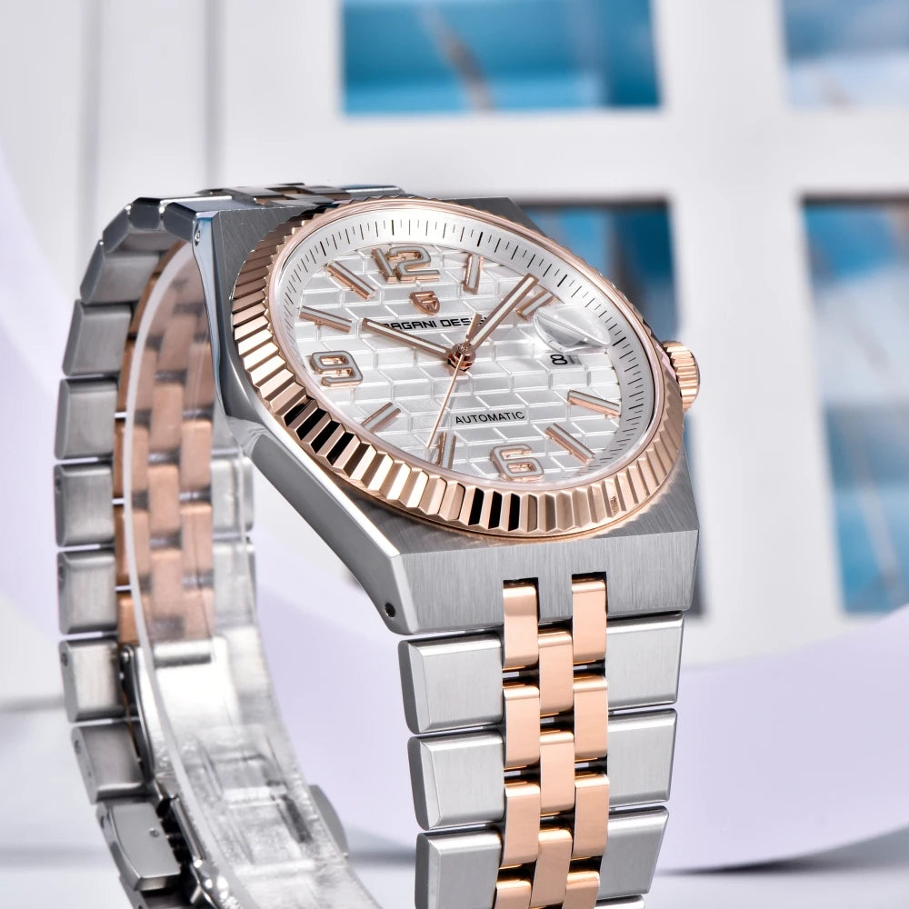 PAGANI DESIGN 2025 Men Mechanical Watches Men Luxury Automatic Watch For Man AR Sapphire Mirror Waterproof Luminous With Box