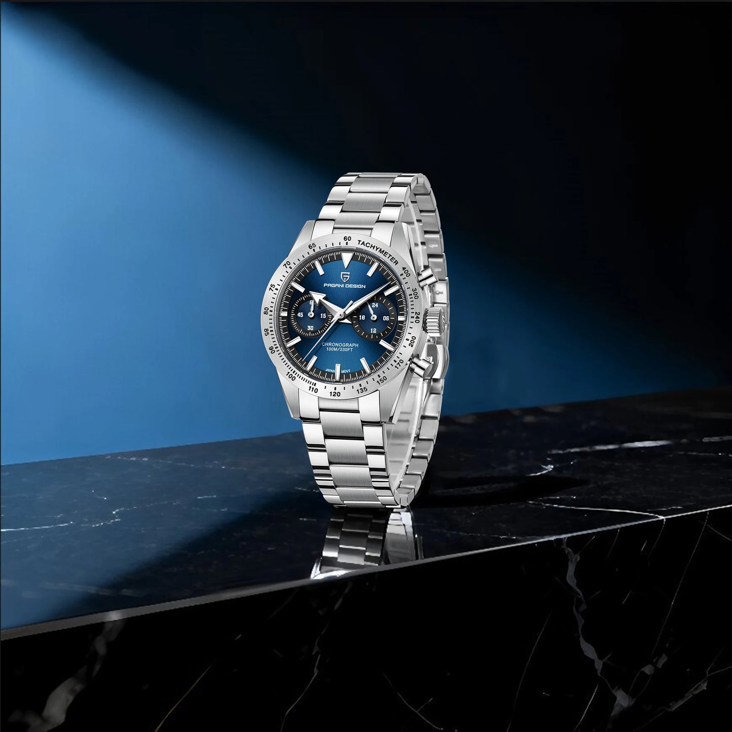 PAGANI DESIGN 2025 New Men Quartz Watch Exquisite Craftsmanship Luxury Classic Style Sapphire Glass Chronograph 100m Waterproof