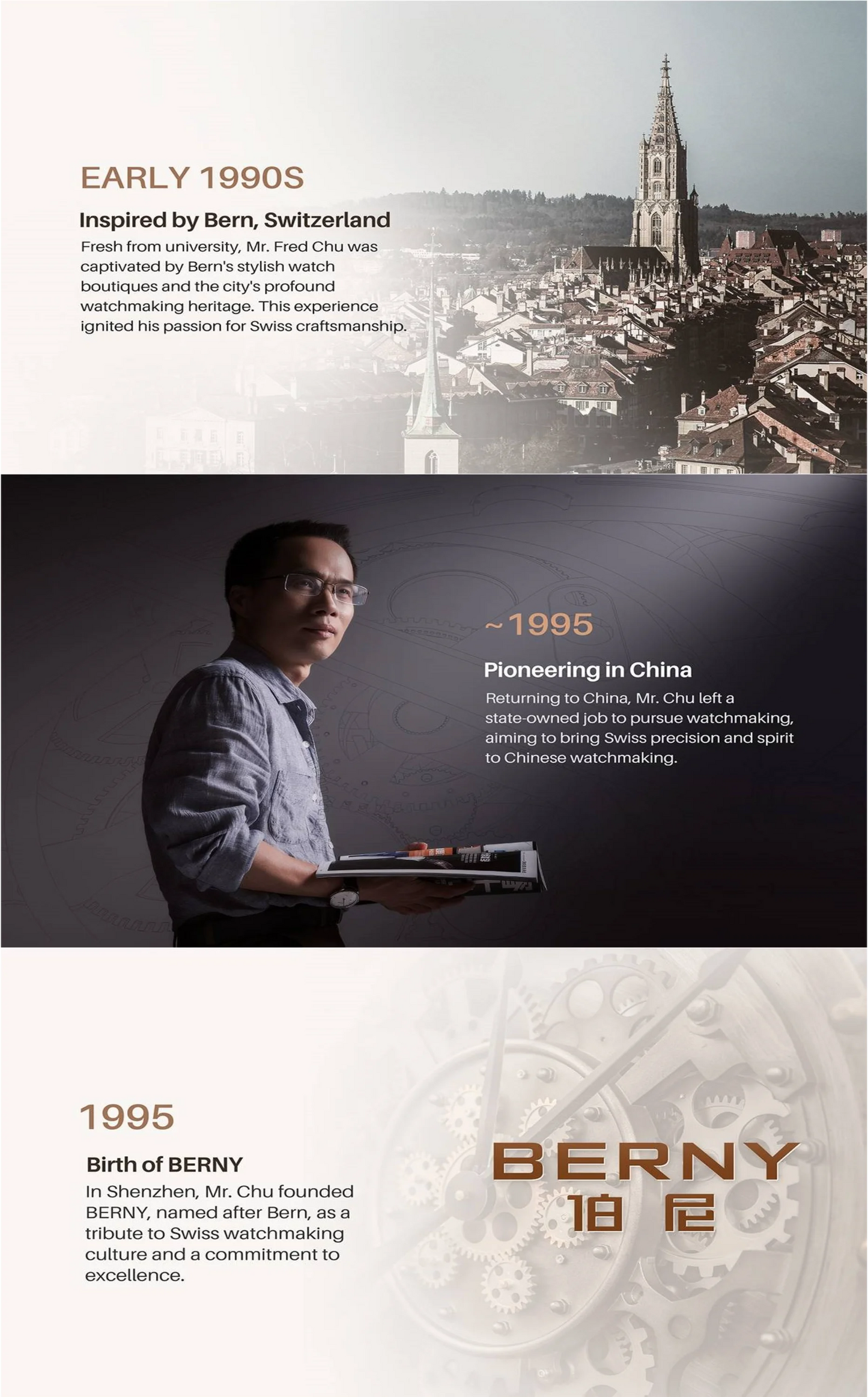 BERNY Chronograph Watches for Men Aviation Pilot Multifunction Quartz Men's Watch Date Sapphire Super Luminous Luxury Wristwatch