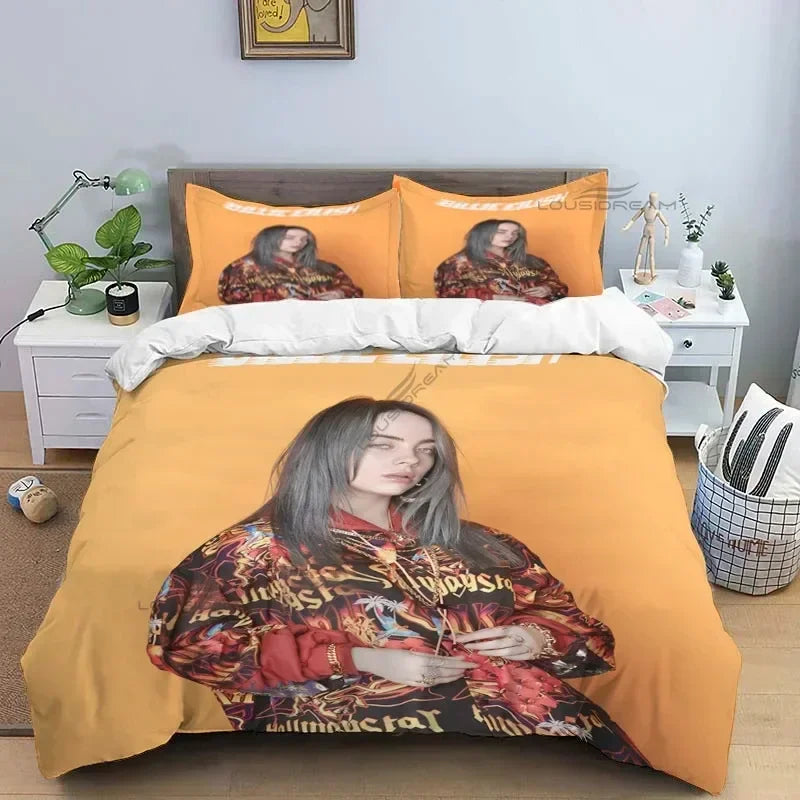 Popular Star B-E Singer Bedding Set Duvet Cover Bed Set Quilt Cover Pillowcase Comforter king Queen Size Boys Adult Bedding Set