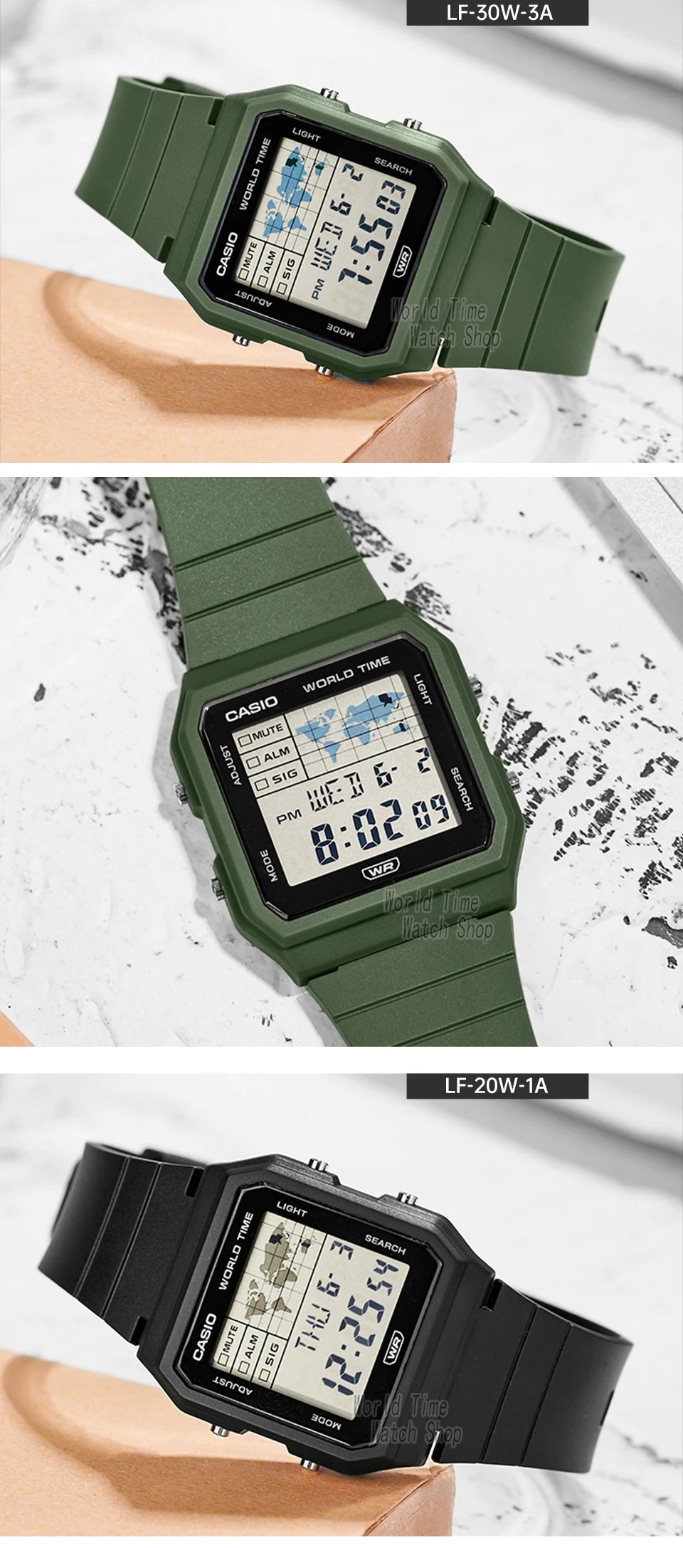 Casio watch men top luxur set military LED relogio digital watch sport Waterproof LF-30W- series