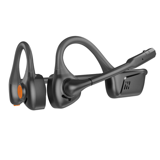 Open Ear Bluetooth Headphones , Noise Cancelling Wireless Headset Supports aptX/aptX-LL/aptX-HD Designed for Meeting Home Office