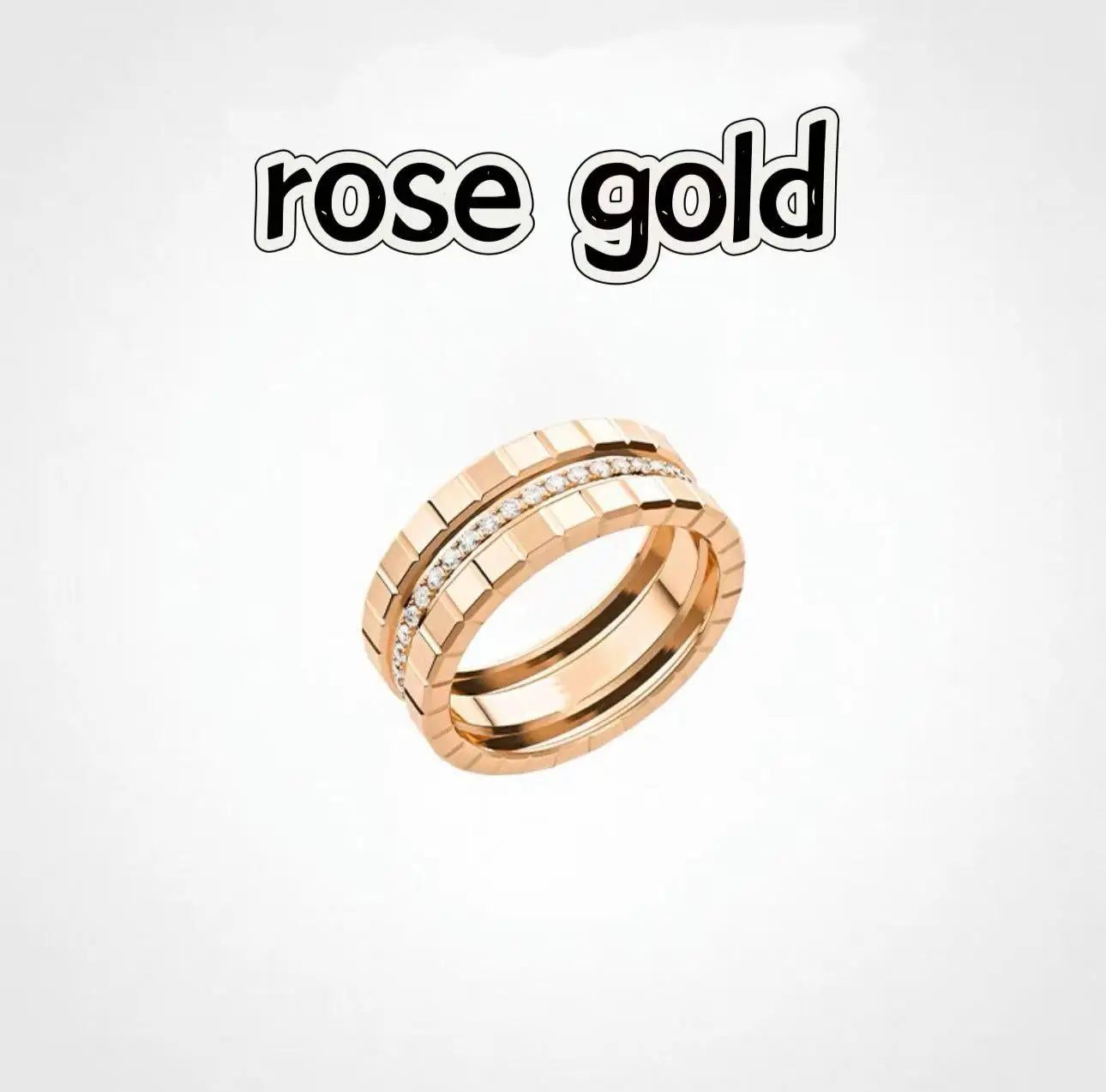 French  High-Quality S925 Sterling Silver Ice Cube Style Pave AAA Zirconia Lovers Ring For Women And Men Wedding Fashion Jewelry