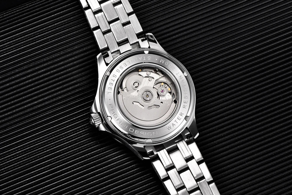 PAGANI DESIGN Men's Watches 2025 New Ceramic Bezel Luxury Automatic Watch For Men Mechanical Wristwatches Sapphire Mirror Clocks