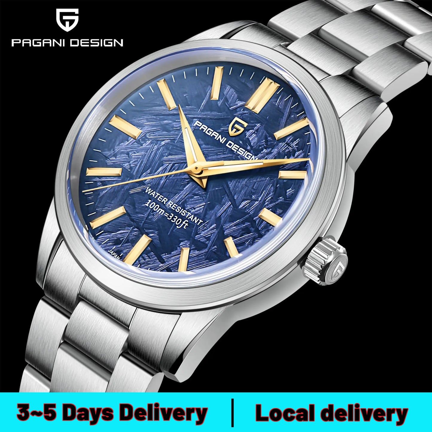 PAGANI DESIGN 2025 New 40MM Men's Quartz Watches Top Luxury Ultra thin fashion Watch For Men  AR Sapphire Mirror Wrist watch