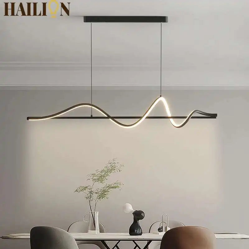 Modern Led Pendant Lights Chandelier For Dining Table Living Room Counter Bar Interior Moon Hanging Lamp Decor Chandelier Lamp