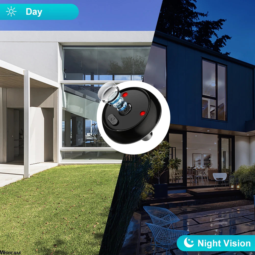 2.4Inch LCD Door Peephole Camera IR Night Vision Video Eye Door Bell Visual Doorbell Security Protection Camera