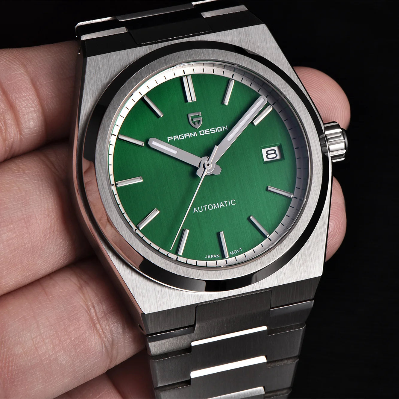 Pagani Design 2024 New 40MM Men's Automatic Mechanical Watch Nh35 Luminous C3 Sapphire Stainless Steel Waterproof 10Bar Reloj Ho