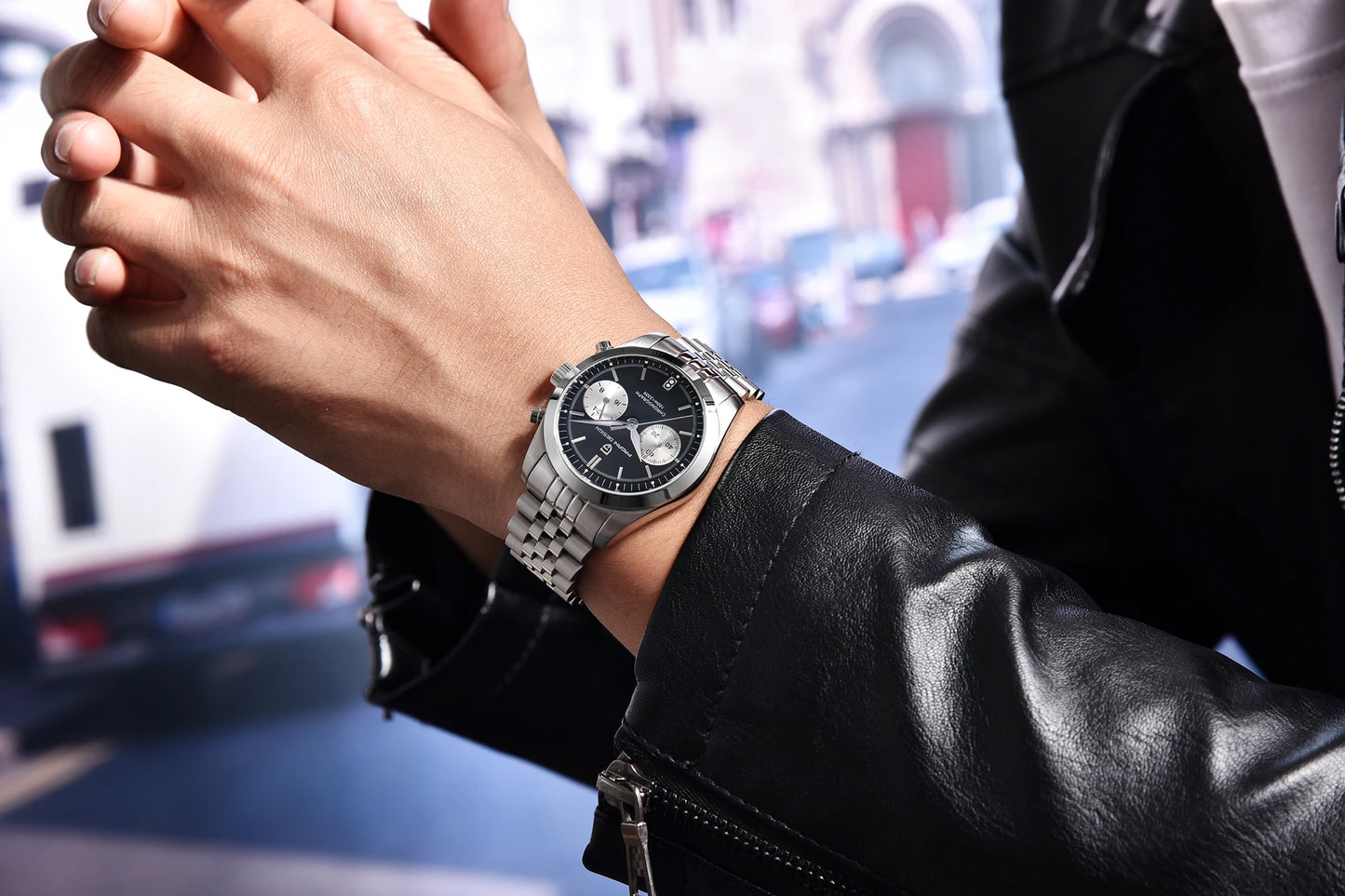 PAGANI DESIGN Fashion Men's Quartz Wristwatches PD1775 Sapphire Glass Stainless steel strap VK64 Movement watch for men