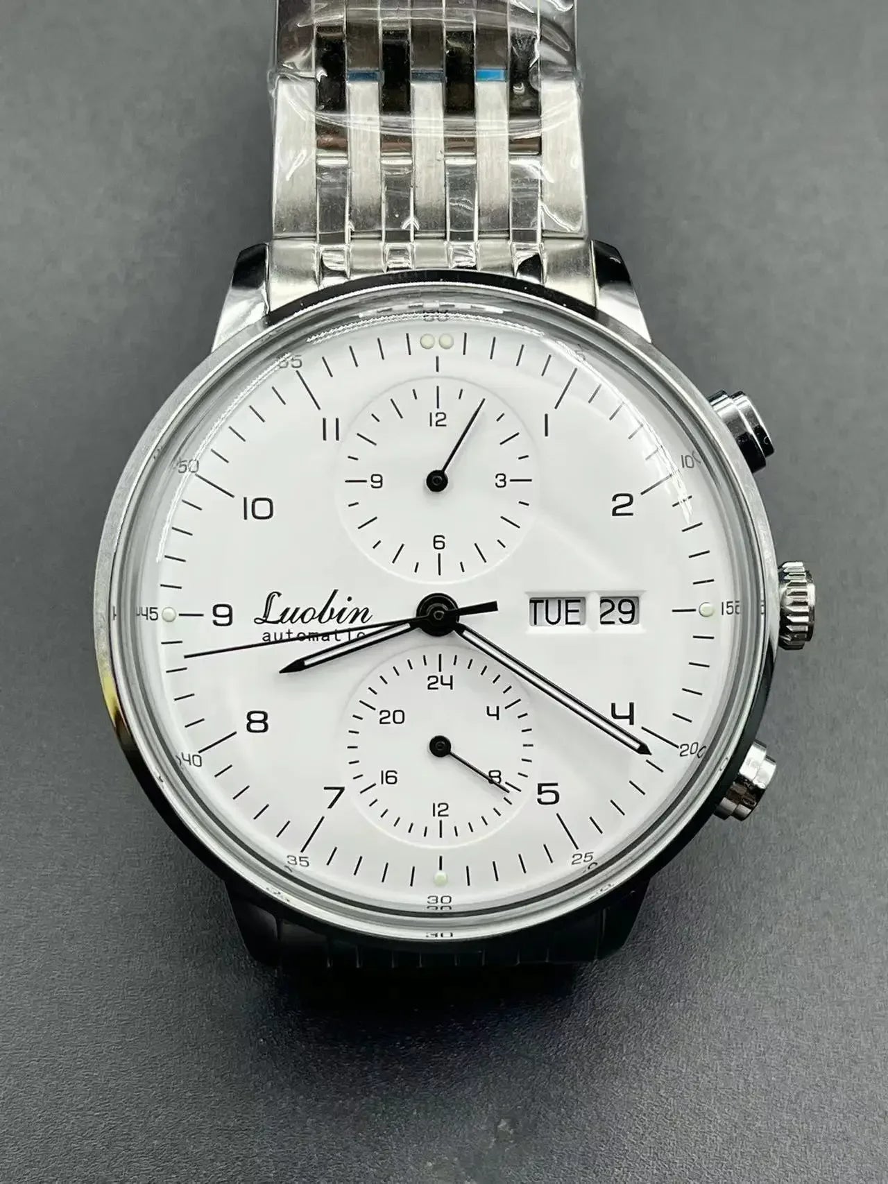 Luxury Men Watch Automatic Mechanical Watches Self Winding Business Stainless Steel Luminous Wristwatch Relojes Para Hombre 2020