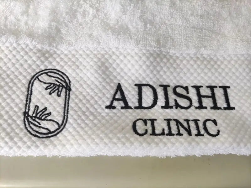 AHSNME White Cotton Personalise Bath Towels Hotel SPA Club Sauna Beauty Salon Custom Embroidery Logo Restaurant Hand Towel