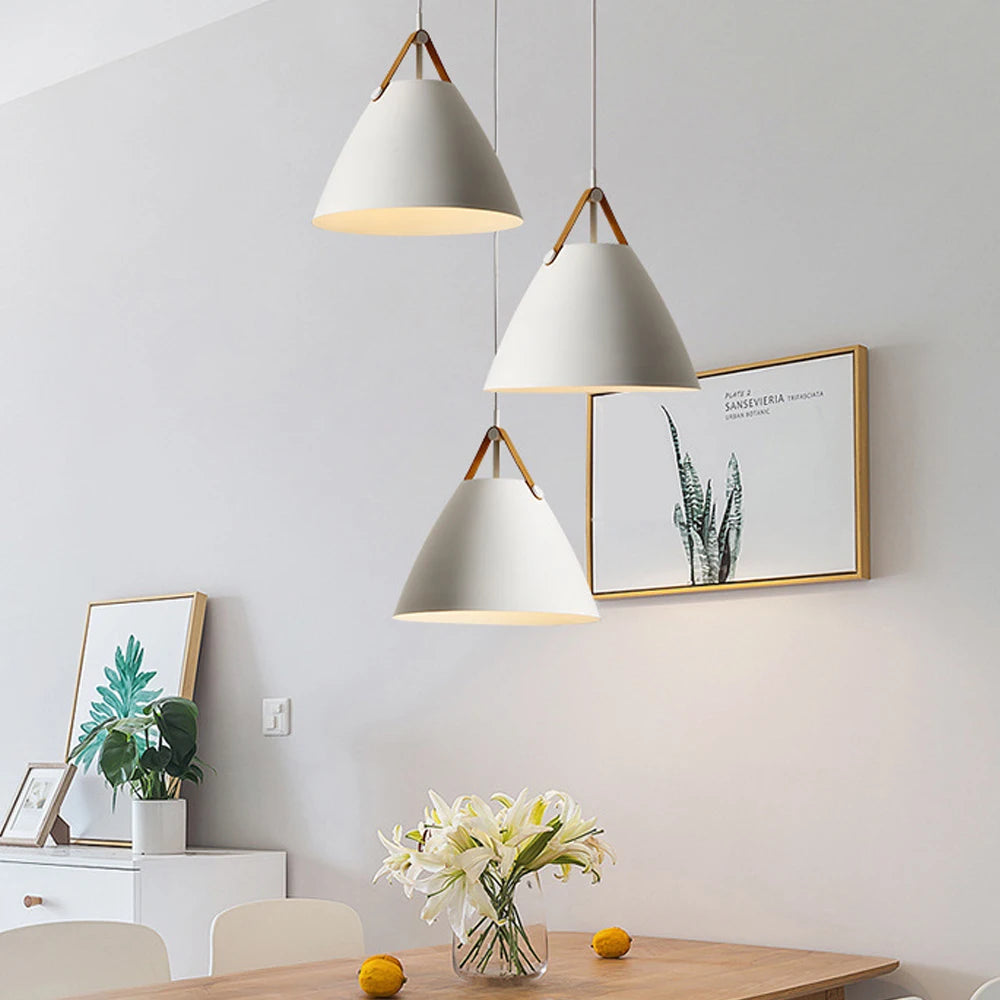 Modern Aluminum Pendant Light Nordic Ceiling Lamp for Living Room Hanging Lighting Fixture Restaurant Kitchen Ceiling chandelier