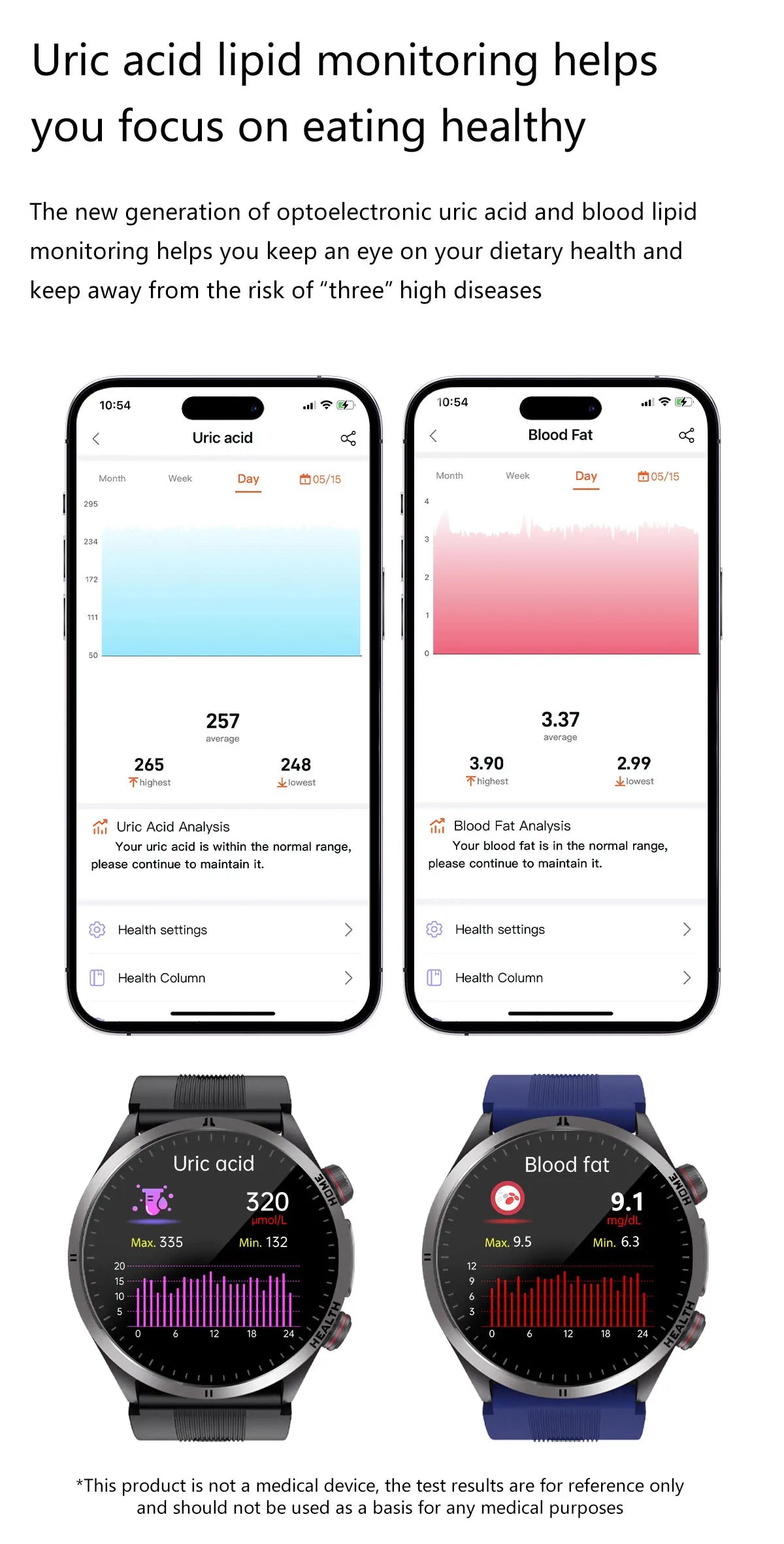 2026 New ECG Air Pump Airbag Accurate Measure Smart Watch Men Micro Physical Examination Blood Pressure Sport SmartWatch Health
