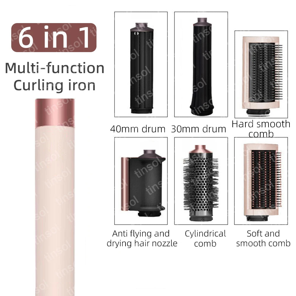7-in-1 Multi-Function Hair Dryer Curling Iron and Straightener Set—Achieve salon-quality styling results right at home
