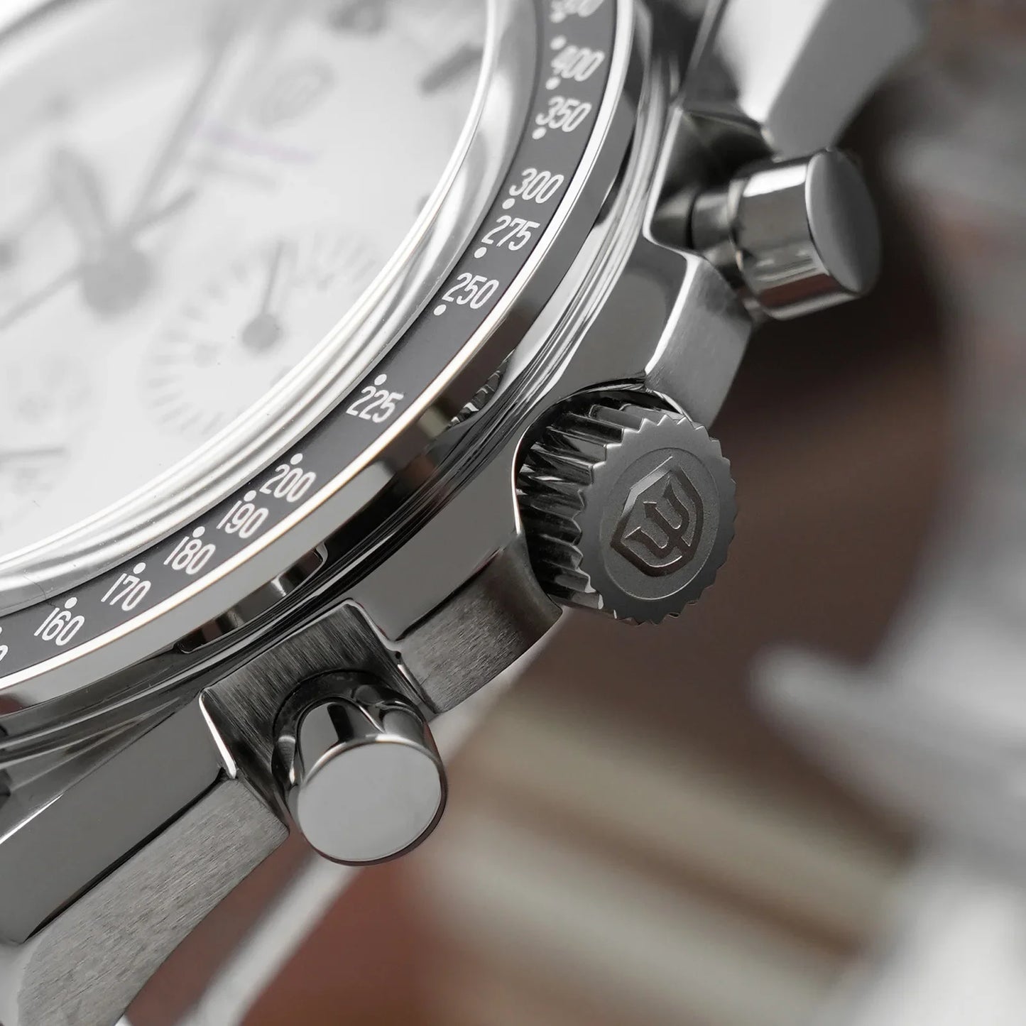 Watchdives WD1860 Watch VK63 Chronological Movement Stainless Steel Watch Sapphire AR Coating Night Light Retro Watches